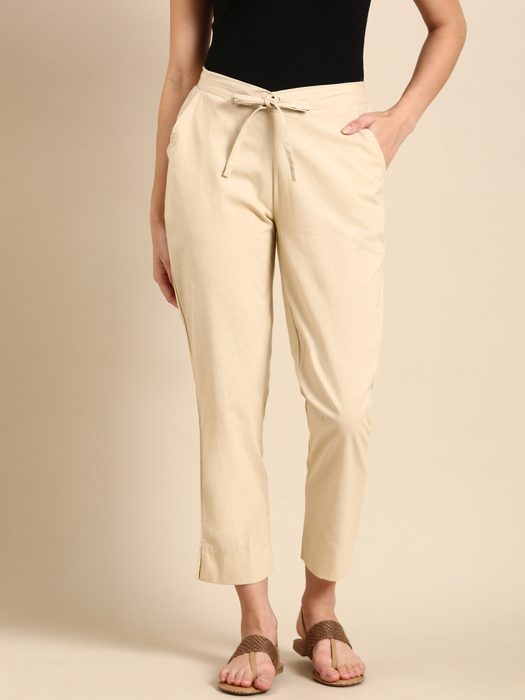 Off white Classic Pants