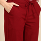 Maroon Classic Pants