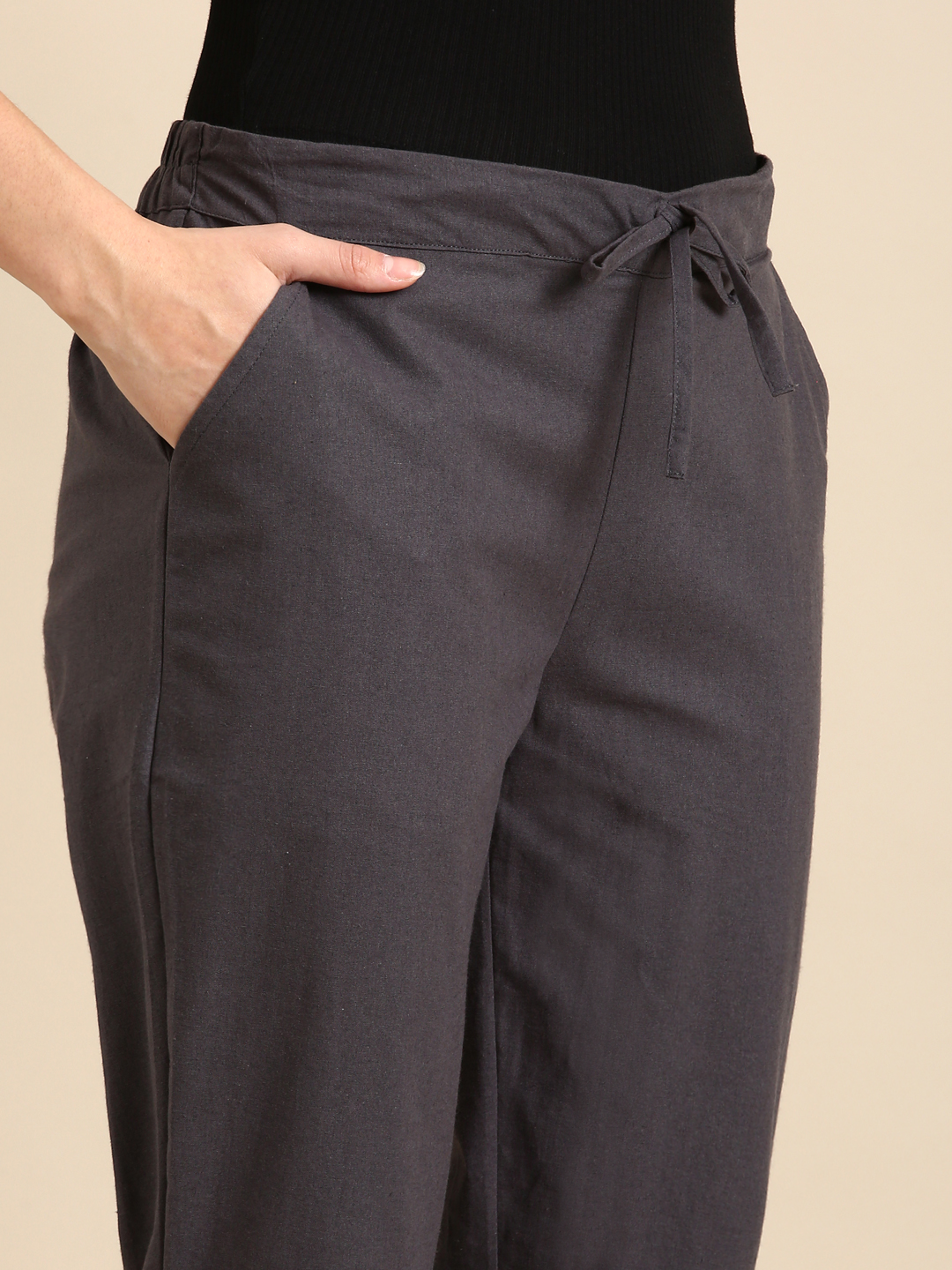 Cement Grey Classic Pants