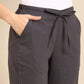 Dark Grey Side Chikan Pants