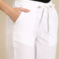 White Side Chikan Pants