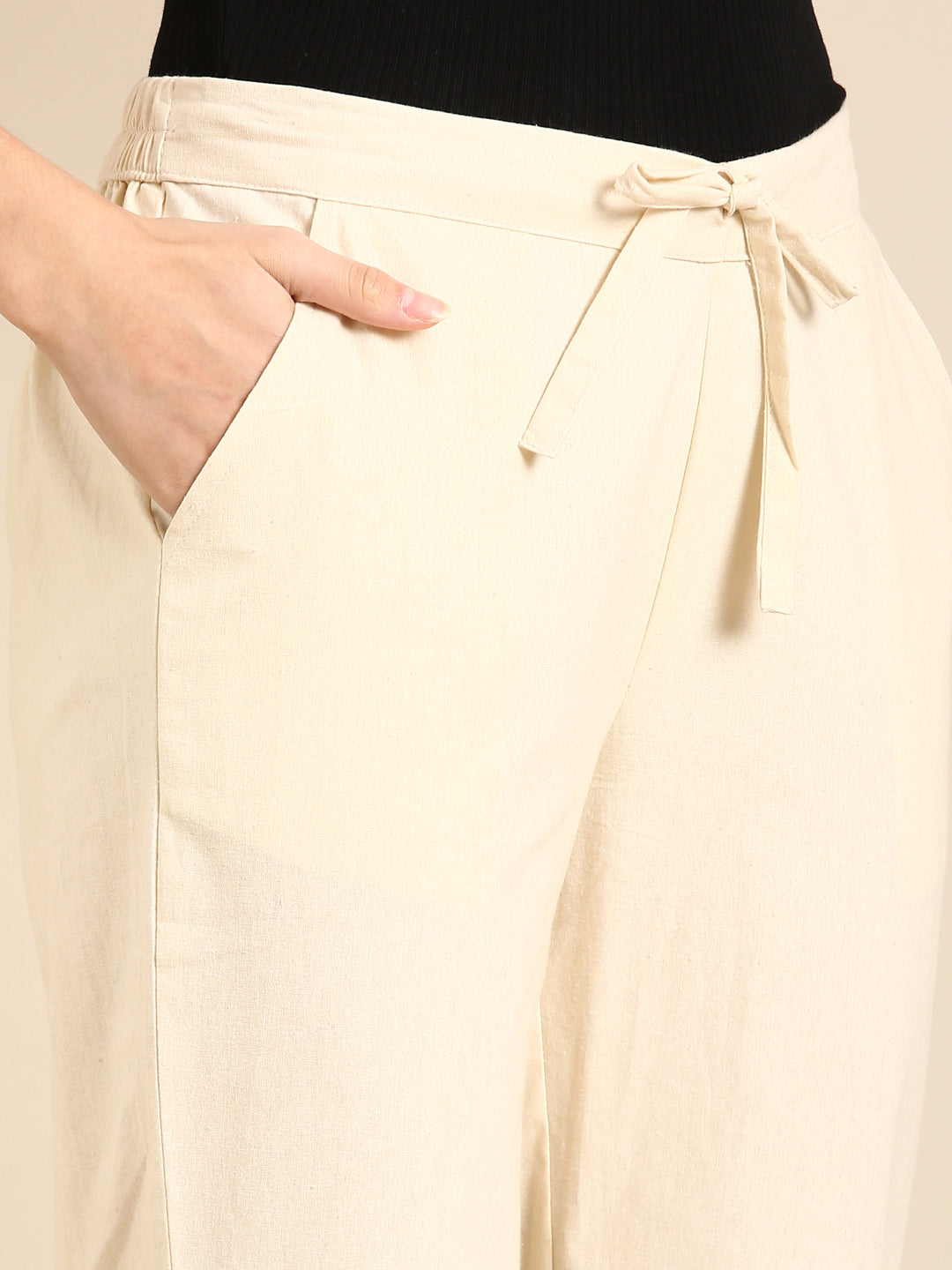 Johnna Classic Cream Pants
