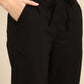 Black Side Chikan Pants