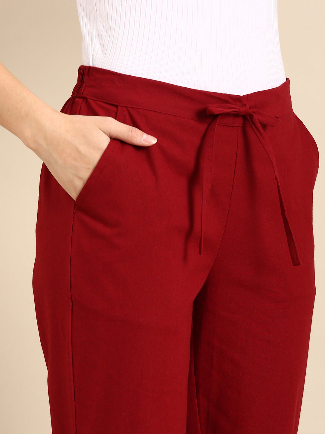 Marron Crochet Pants