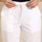 White Crochet Pants