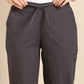 Dark Grey Side Chikan Pants