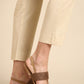 Beige Classic Pants