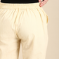 Cream Classic Pants
