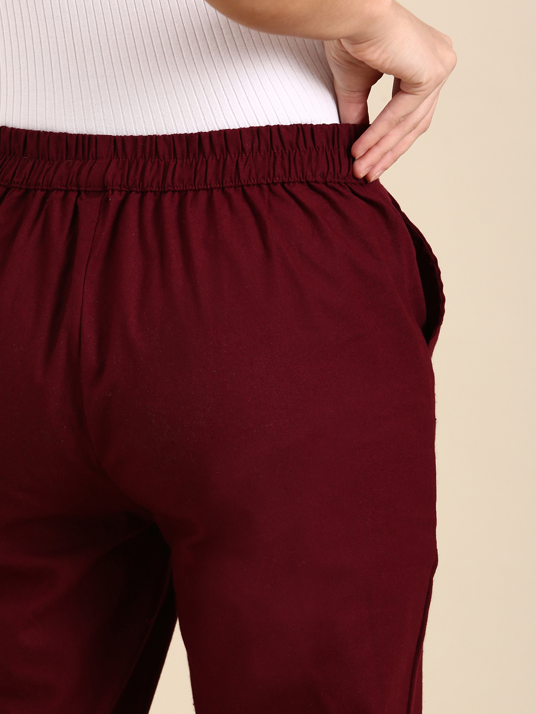 Wine Classic Pants