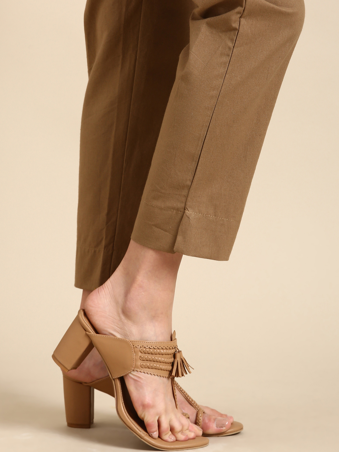Coffee Brown Classic Pants