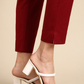 Maroon Classic Pants