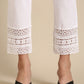 White Crochet Pants