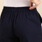 Navy Blue Side Chikan Pants
