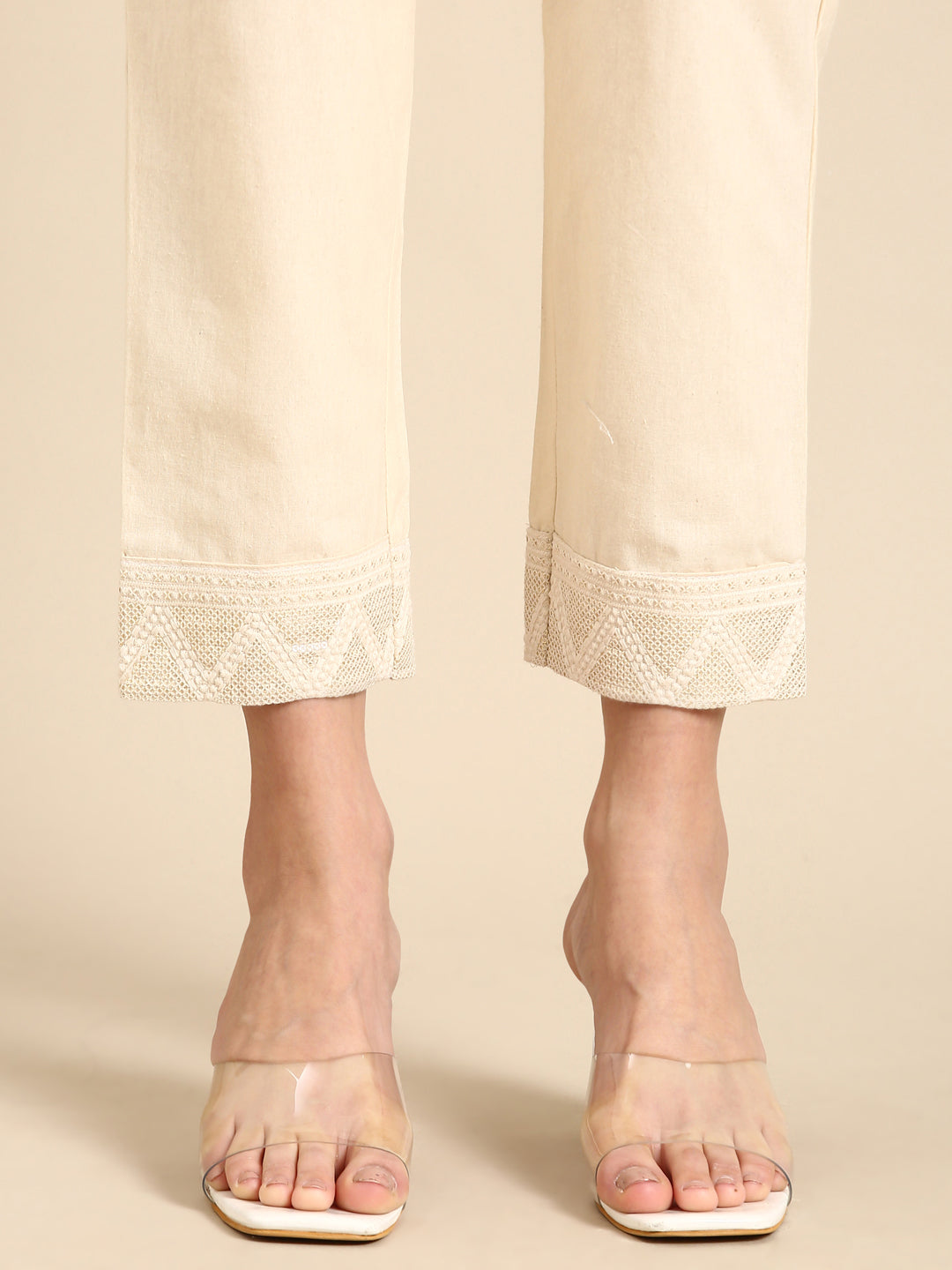 Johnna Classic Cream Pants