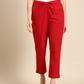 Red Classic Pants