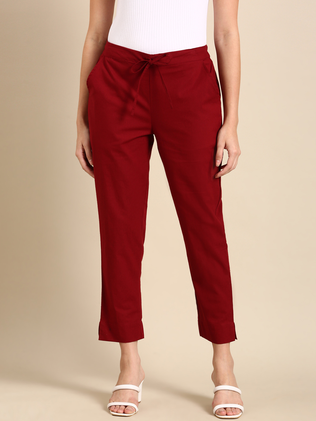 Off white Classic Pants
