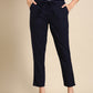 Navy Blue Side Chikan Pants