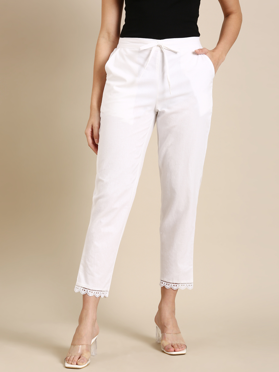 Meet Wholesome White Pants