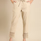 Beige Crochet Pants