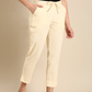 Cream Classic Pants