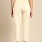 Cream Classic Pants