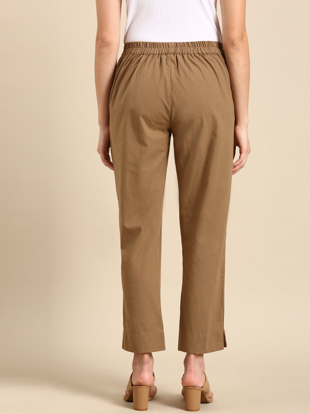 Coffee Brown Classic Pants
