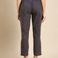 Dark Grey Side Chikan Pants