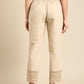Beige Crochet Pants
