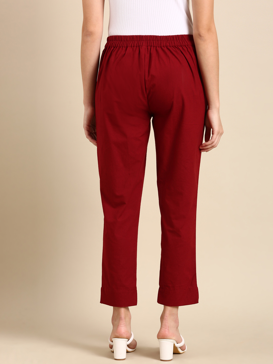 Maroon Classic Pants