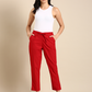 Red Classic Pants