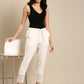 Off White Crochet Pants